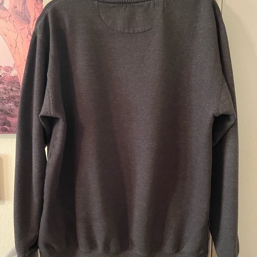 Plus Size Women’s Dark Gray Sweatshirt with Book Graphic size XL pre-owned - Picture 9 of 10